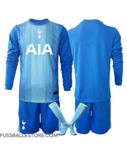 Günstige Tottenham Hotspur Torwart Auswärts Trikotsatzt Kinder 2025-26 Langarm (+ Kurze Hosen)